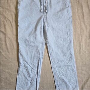 Light Blue Men's Linen Pants